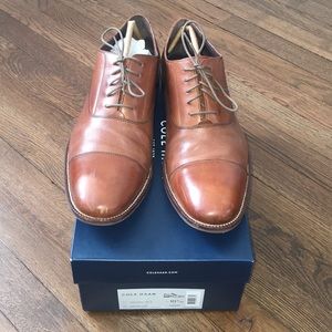 Cole Haan Williams British tan dress shoe 10.5M